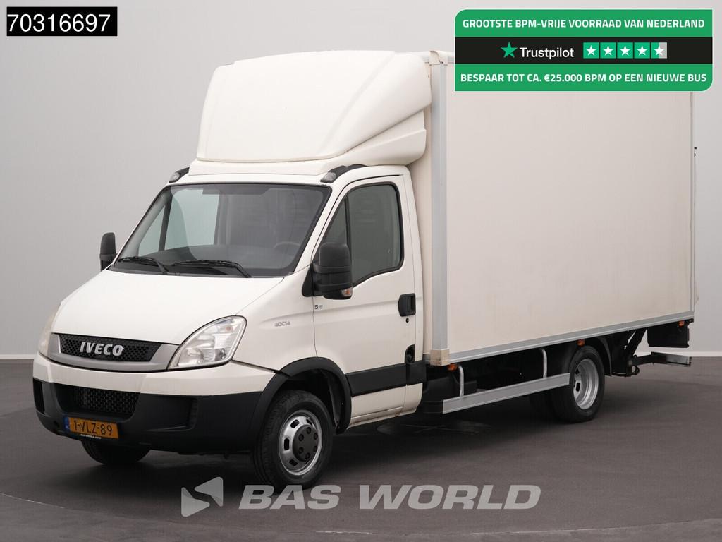 Iveco 40C14 3,0L 3,5t Trekhaak Laadklep Zijdeur Dubbellucht, Euro 5, Stof, Gebruikt, 4 cilinders