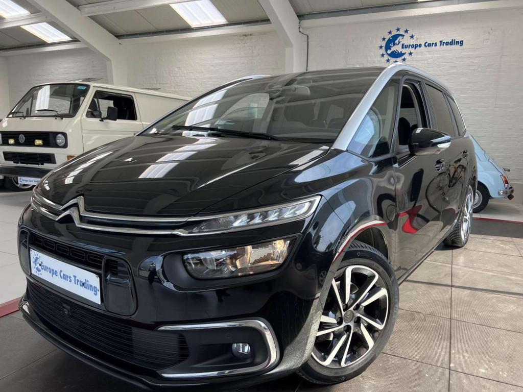 Citroën C4 Spacetourer 1.5 BLUEHDI 130CH 1ÈRE MAIN BOITE A, Automaat, Gebruikt, Zwart, Parkeersensor