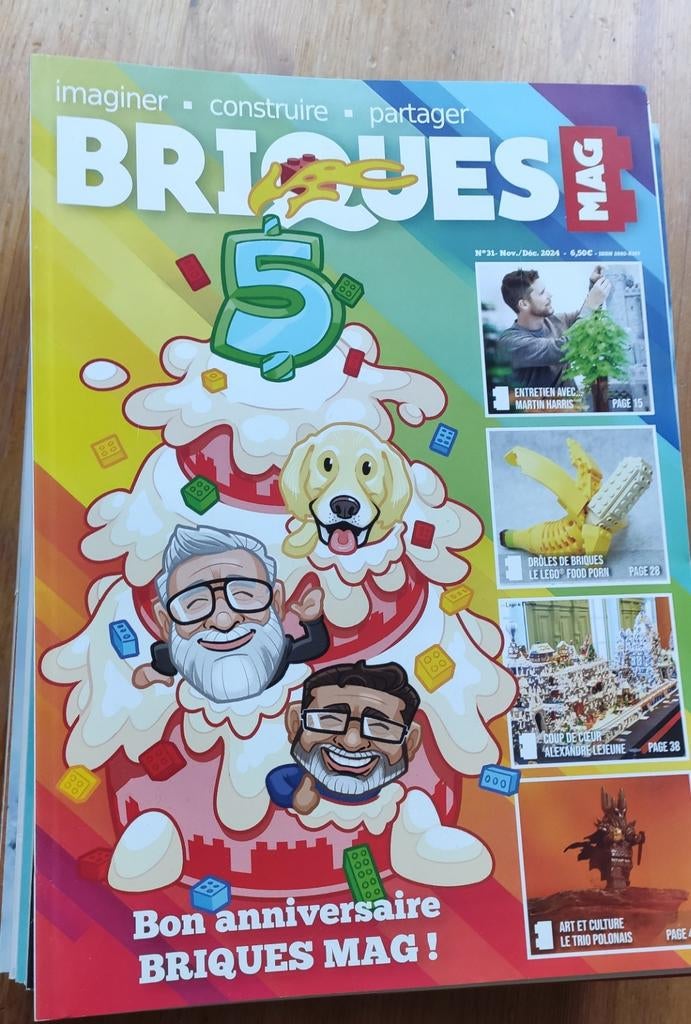 Lot magazines Briques Mag Lego, Enlèvement, Comme neuf