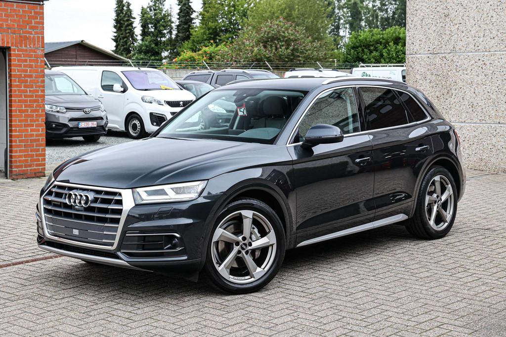 Audi Q5 QUATTRO*LEDER*STUUR+ZETELVERWARMING*NIEUWSTAAT*, Autos, Argent ou Gris, Achat, Euro 6, Entreprise