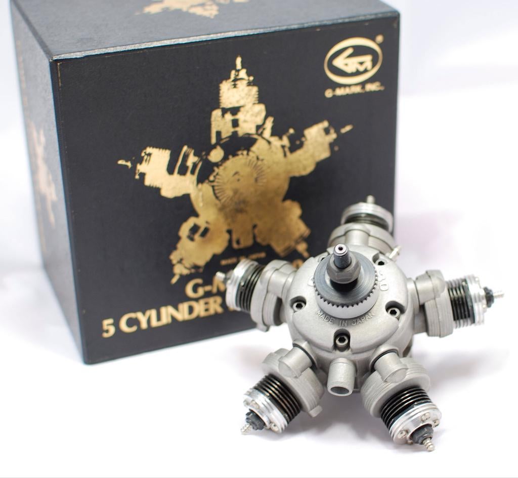 G-MARK .30 5 CYLINDER RADIAL 2 Stroke, Hobby en Vrije tijd, Modelbouw | Radiografisch | Vliegtuigen, Ophalen of Verzenden, Nieuw