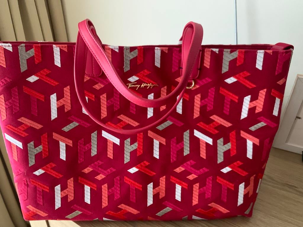 Sac à main Tote bag iconic Tommy Hilfiger rose, Enlèvement, Neuf