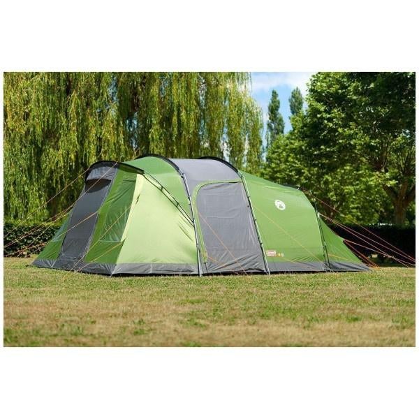 Coleman Vespucci 6 Tunneltent - Familietent 6p, Caravans en Kamperen, Tenten, Ophalen, Zo goed als nieuw, Tot en met 6