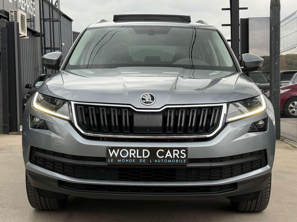 Skoda Kodiaq 2.0 CR TDi DSG TOIT PANO COCKPIT DISTRO CAM360, Auto's, Gebruikt, 4 cilinders, 7 zetels, Leder