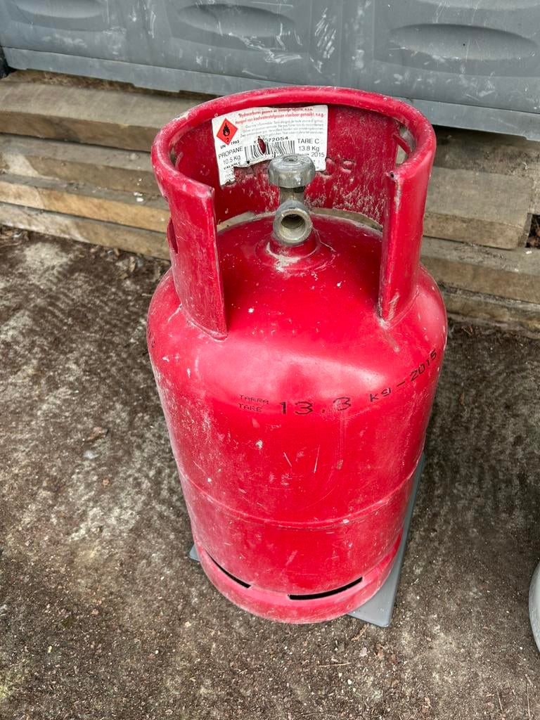 Bouteille propane gaz reste 2,2kg, Huis en Inrichting, Haarden, Ophalen, Zo goed als nieuw