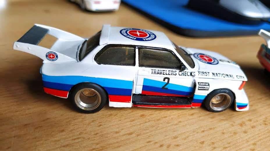 BMW 320 RACING, MINICHAMPS, als NIEUW !!, Hobby en Vrije tijd, Ophalen of Verzenden, Zo goed als nieuw, Auto, MiniChamps