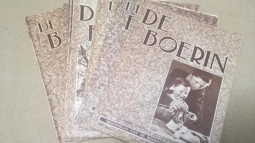 Maandblad van de Boerinnenbond, Leuven, Ophalen, Tijdschrift