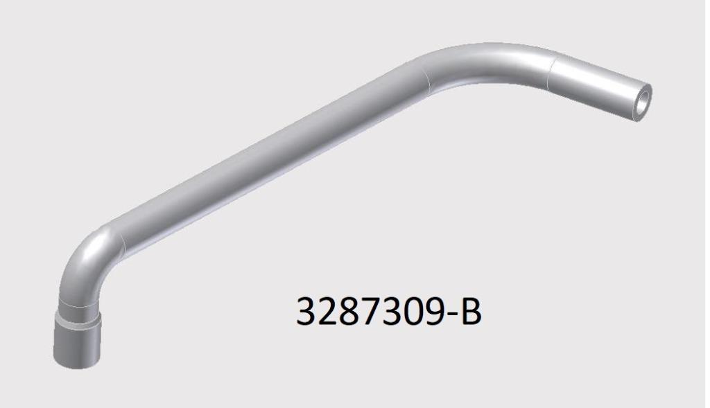 Volvo 340 343 345 Solex carburator koelslang 3287309 (terug), Ophalen of Verzenden, Nieuw, Volvo