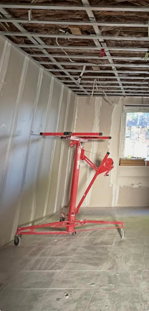 Gipsplatenlift te huur, Doe-het-zelf en Bouw, Steigers, Ophalen, Zo goed als nieuw