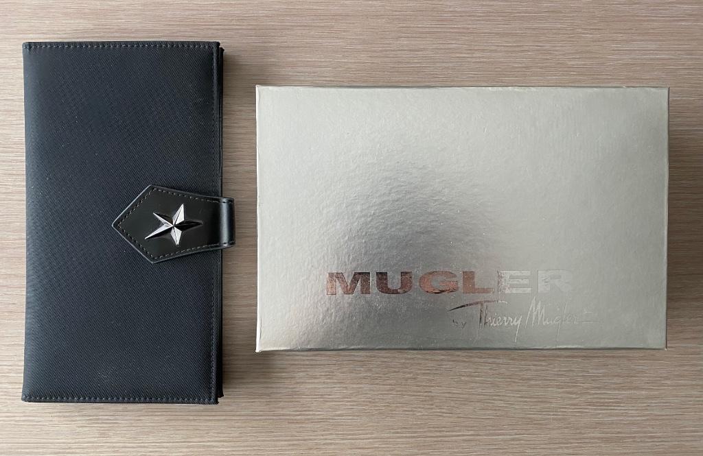 Zwarte kaartenhouder Thierry Mugler - NIEUW, Overige merken, Verzenden, Zwart, Nieuw