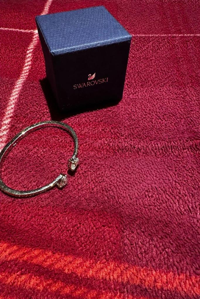 Swarovski bracelet, Handtassen en Accessoires, Armbanden, Met kristal, Gebruikt, Verzenden, Zilver