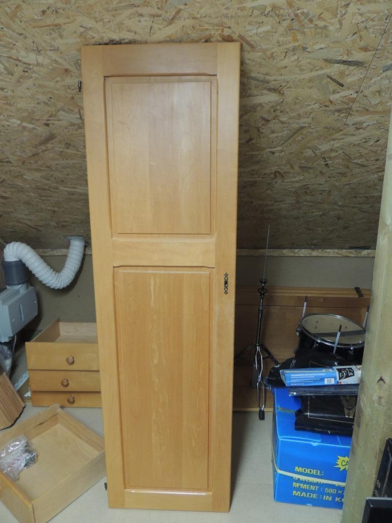 Kastdeuren essenhout + lades, Ophalen, Minder dan 50 cm, Gebruikt, Klassiek