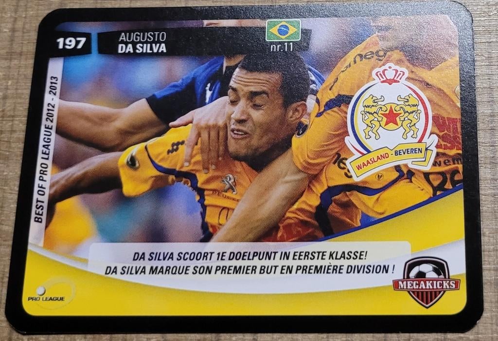 Waasland-Beveren seizoen 2012-2013: Megakicks kaart, Ophalen of Verzenden, Zo goed als nieuw, Poster, Plaatje of Sticker