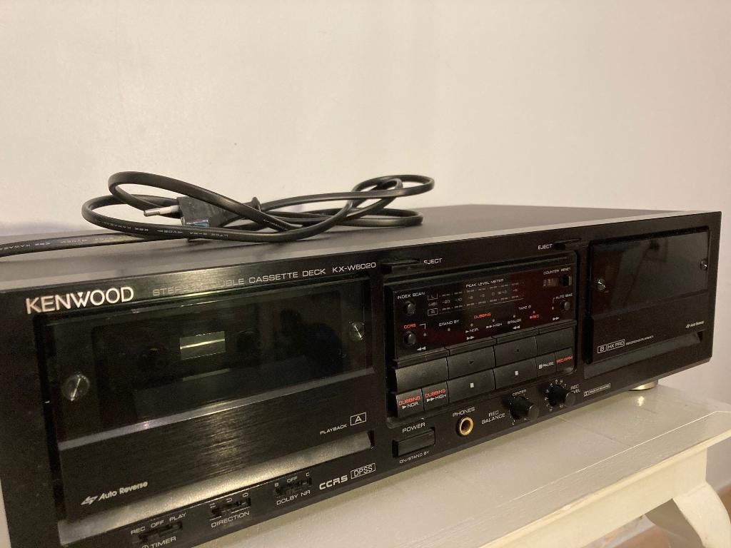 Kenwood KX-W6020 - platine à double cassette, TV, Hi-fi & Vidéo, Decks cassettes, Enlèvement ou Envoi, Double, Kenwood