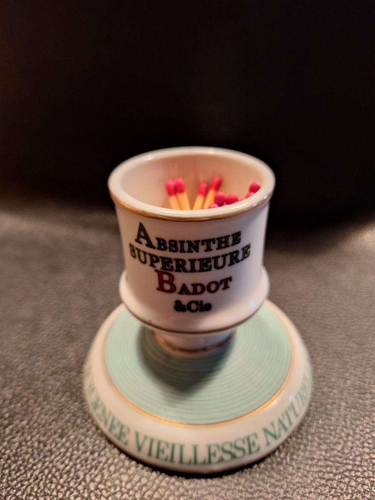 Vintage Match Striker Houder Porselein, Ophalen of Verzenden