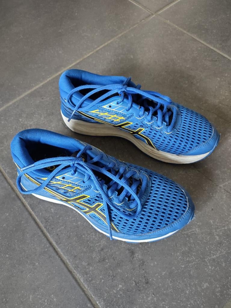 felblauwe loopschoenen - Asics - maat 36, Ophalen, Asics, Zo goed als nieuw, Jongen of Meisje