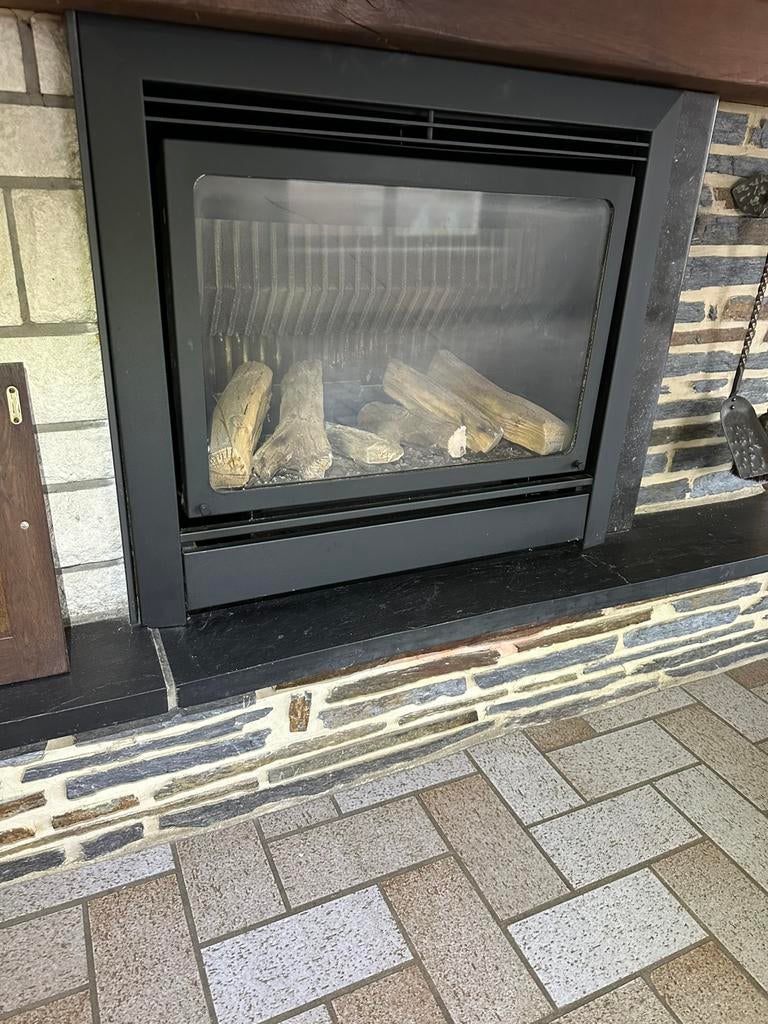 Inbouw haard Wellstraler op aardgas, Huis en Inrichting, Haarden, Ophalen, Zo goed als nieuw