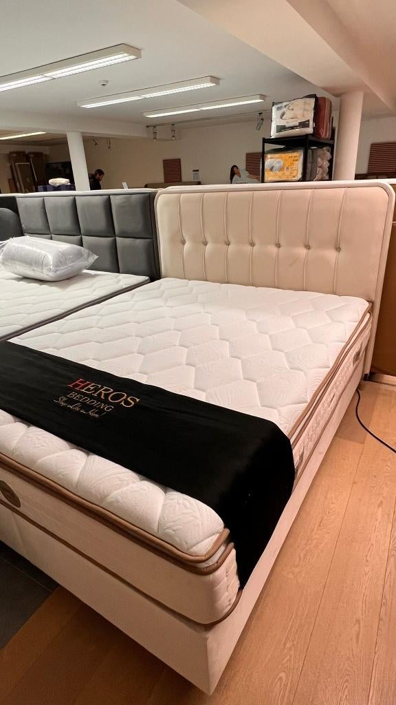 Boxspring, Maison & Meubles, Chambre à coucher | Lits boxsprings, Neuf, Enlèvement ou Envoi, Deux personnes, 160 cm