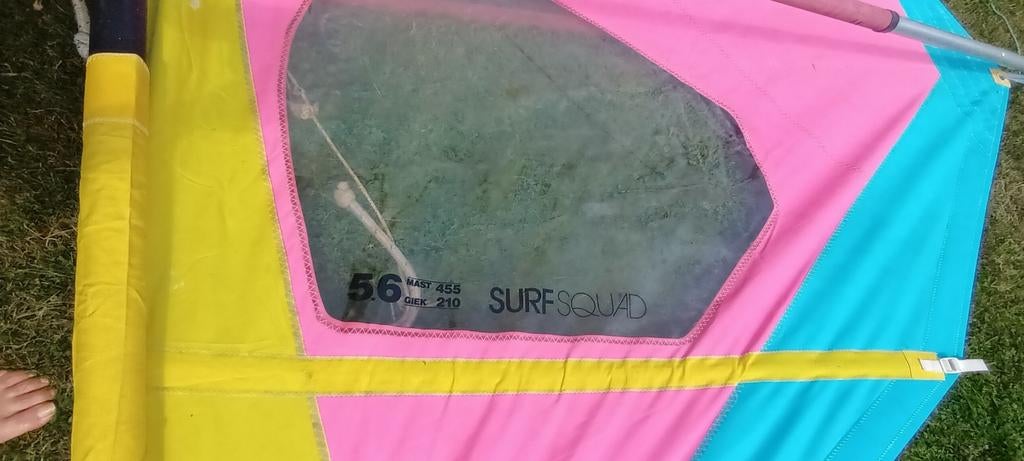 Surfplank beginners,met zeil, Watersport en Boten, Ophalen, Met vin(nen), Plank, 5 tot 7 m²