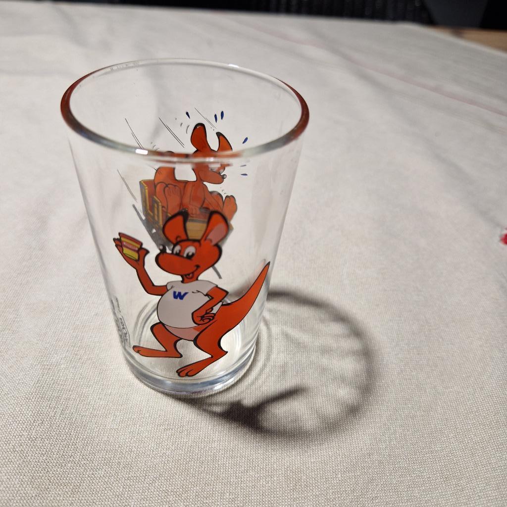 Verre Amora Walibi, Collections, Verres & Petits Verres, Enlèvement ou Envoi, Utilisé