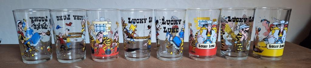 10 Verres Lucky Luke, Collections, Personnages de BD, Neuf, Autres types, Autres personnages, Enlèvement