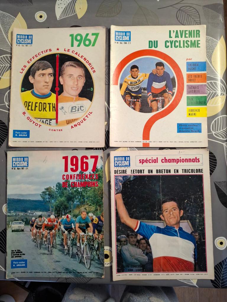34 Anciens MIROIR DU CYCLISME - Tour de France, Envoi, Utilisé