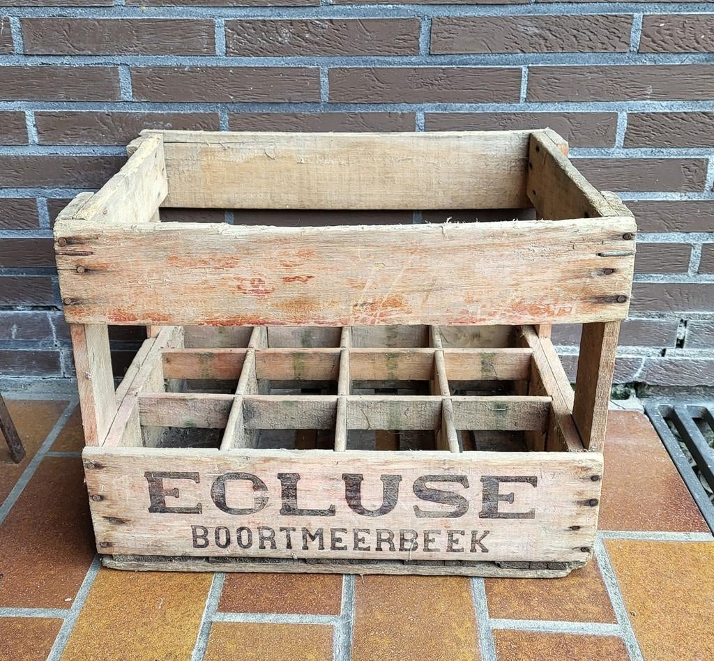 Oude bierbak Ecluse Boortmeerbeek, Verzamelen, Biermerken, Ophalen