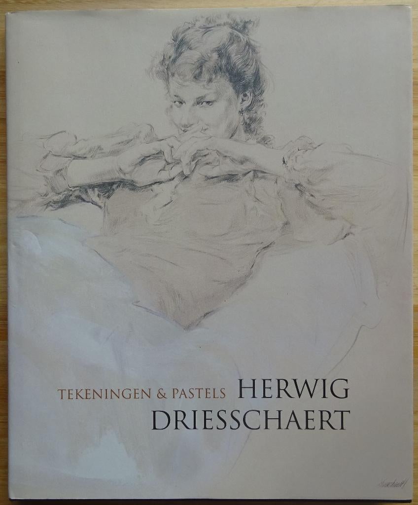 Herwig Driesschaert, tekeningen en pastels, 2004 Kortrijk, Ophalen of Verzenden, Nieuw, Schilder- en Tekenkunst
