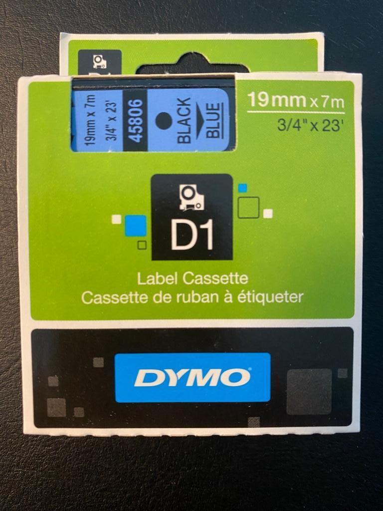 Dymo D1 Tape S0720860 / 45806, Ophalen of Verzenden, Nieuw, Tape-label, Dymo