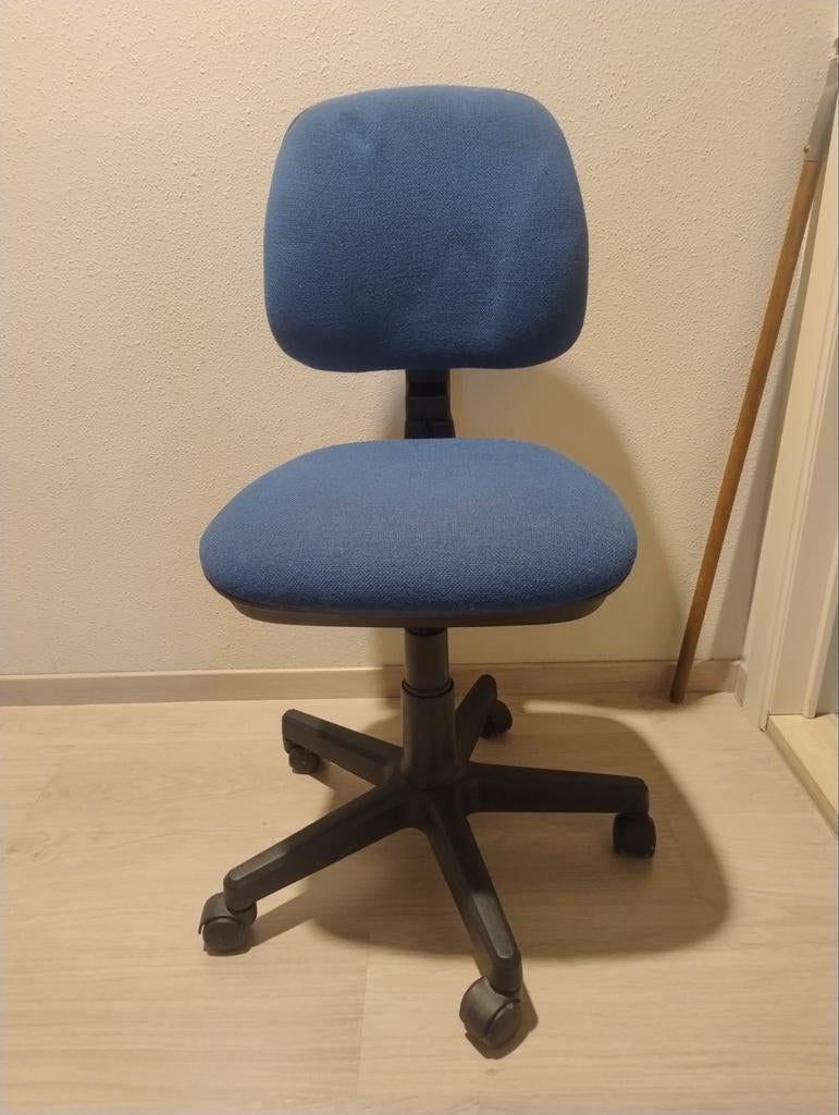 Fauteuil de bureau bleu, Enlèvement, Utilisé, Bleu, Chaise de bureau