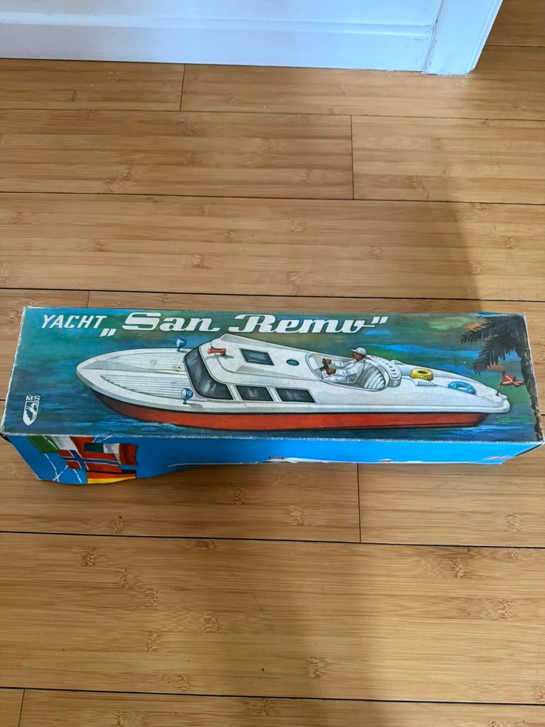 Bateau jouet ancien, Hobby en Vrije tijd, Modelbouw | Boten en Schepen, Zo goed als nieuw, Ophalen of Verzenden