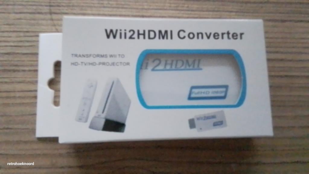 Wii2hdmi converter voor Nintendo Wii, Games en Spelcomputers, Verzenden, Zo goed als nieuw