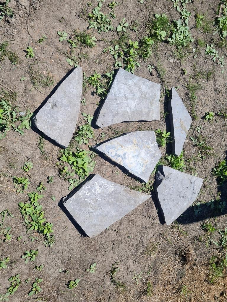 6 stuks platte stenen( Ninove), Ophalen, Gebruikt, Overige typen