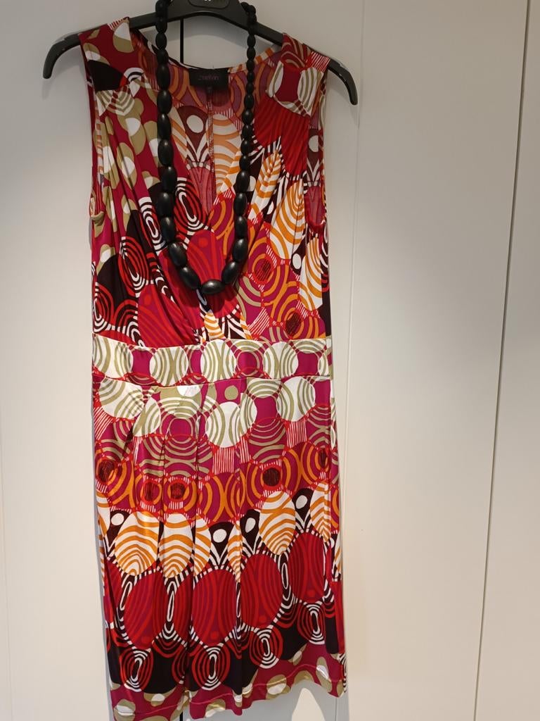 Veelkleurig kleed van het merk Melvin, Kleding | Dames, Jurken, Ophalen of Verzenden, Maat 38/40 (M), Knielengte