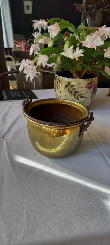 Cache pot, Antiquités & Art, Antiquités | Bronze & Cuivre, Enlèvement ou Envoi, Cuivre