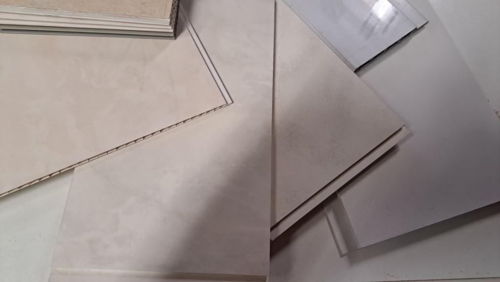 Uitverkoop dunne pvc planchetten Deceuninck 10 € per m², Ophalen