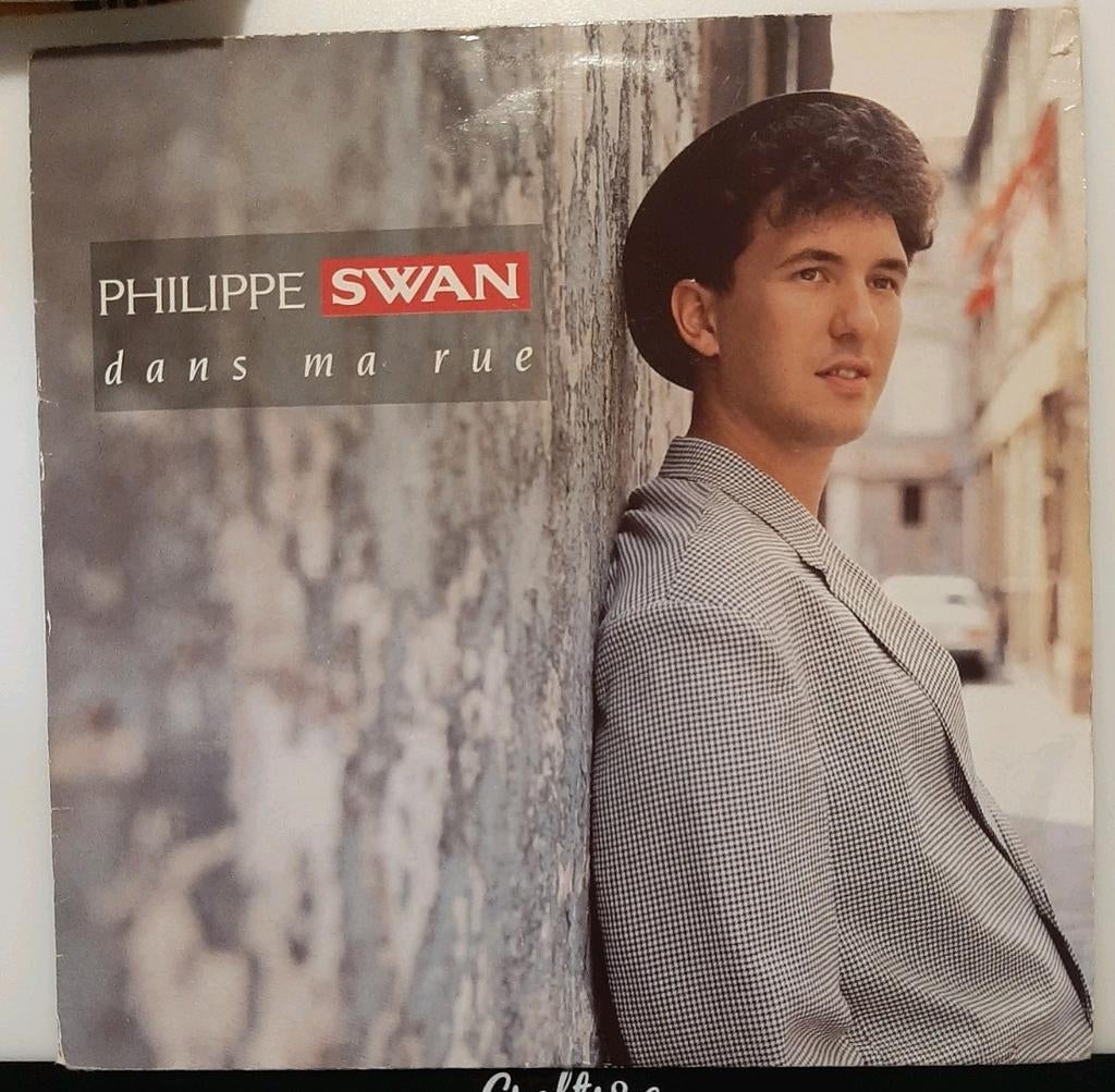 Vinyl 45trs- Philippe swan - dans ma rue, Enlèvement ou Envoi, Utilisé