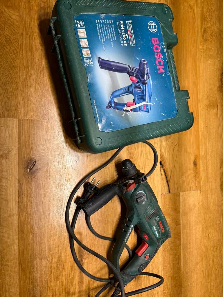 Boormachine bosch pbh 2100 RE, Ophalen, Zo goed als nieuw, Boormachine