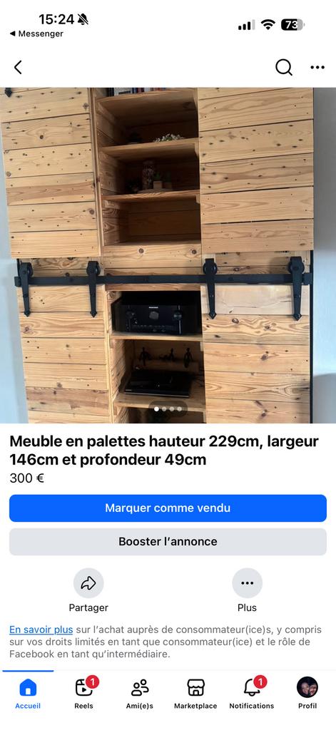 Meuble, 100 à 150 cm, Enlèvement, Utilisé, 200 cm ou plus