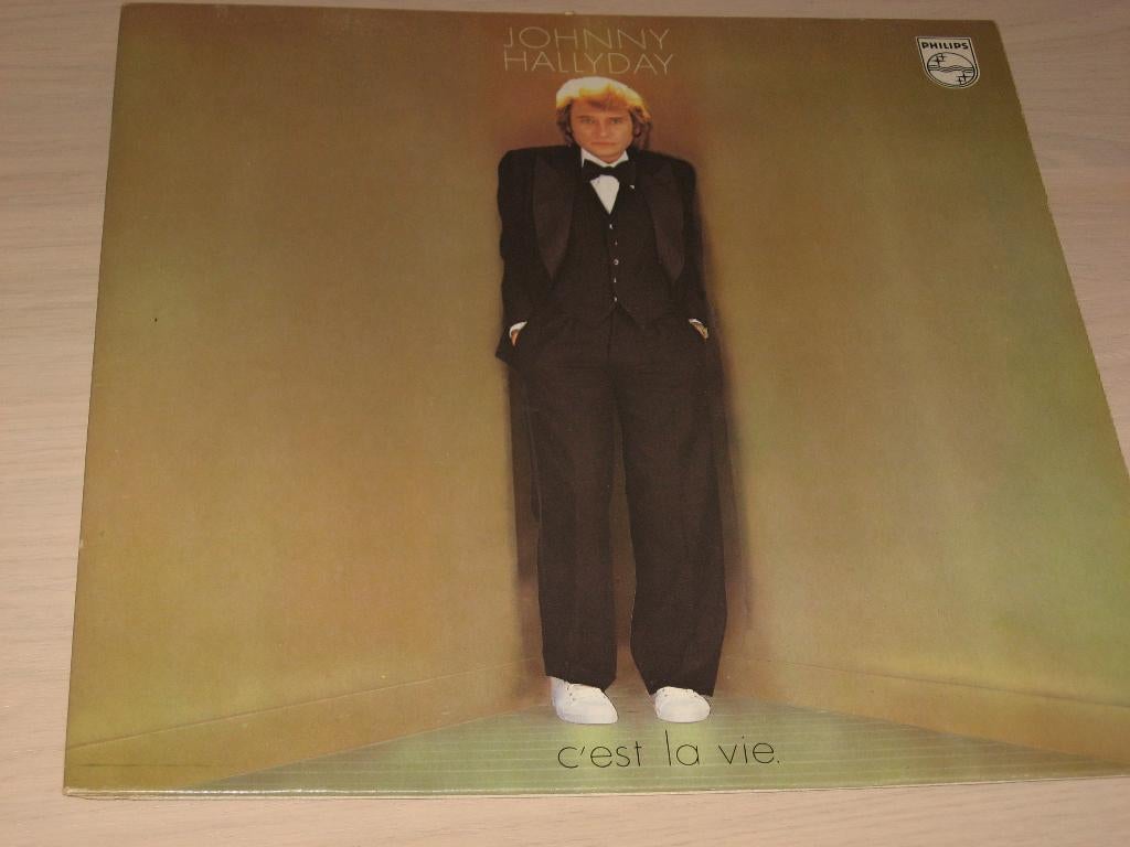 Disque vinyl 33 tours johnny hallyday c'est la vie, Cd's en Dvd's, Vinyl | Rock, Zo goed als nieuw, Poprock, Ophalen of Verzenden