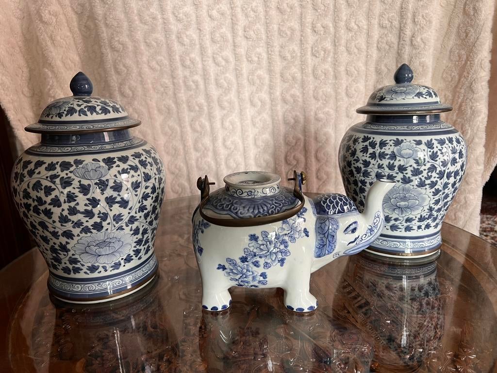 Aziatische theepot set, Antiek en Kunst, Antiek | Keramiek en Aardewerk, Ophalen