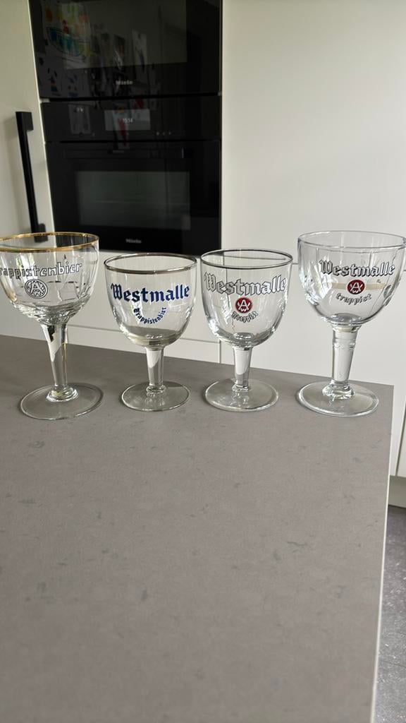 Westmalle 8 verres différents, Enlèvement ou Envoi, Comme neuf