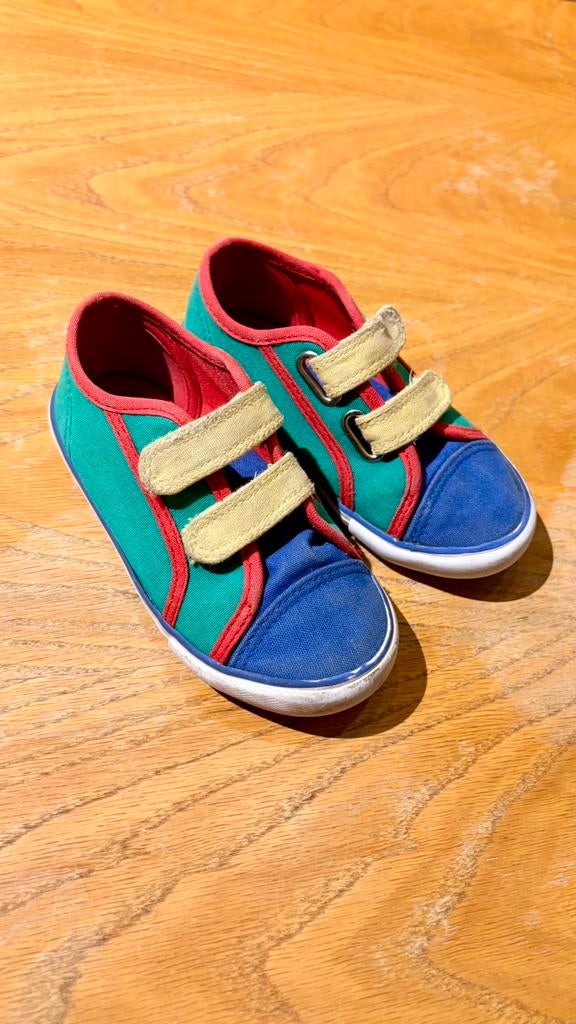 Chaussures "au pareil au même" - Bleu/vert/rouge, Garçon ou Fille, Enlèvement ou Envoi, Utilisé, Autres types