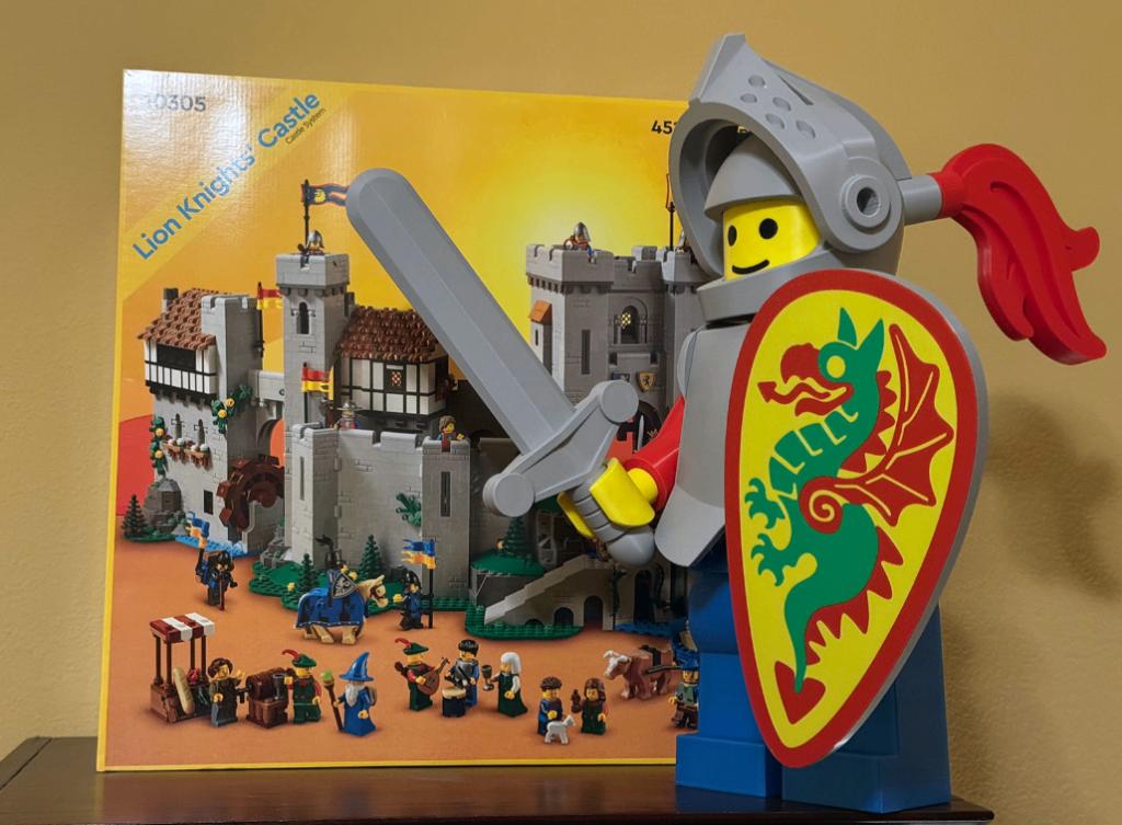 Giant Lego Ridder minifig +-50CM!, Kinderen en Baby's, Speelgoed | Duplo en Lego, Nieuw, Lego, Ophalen of Verzenden