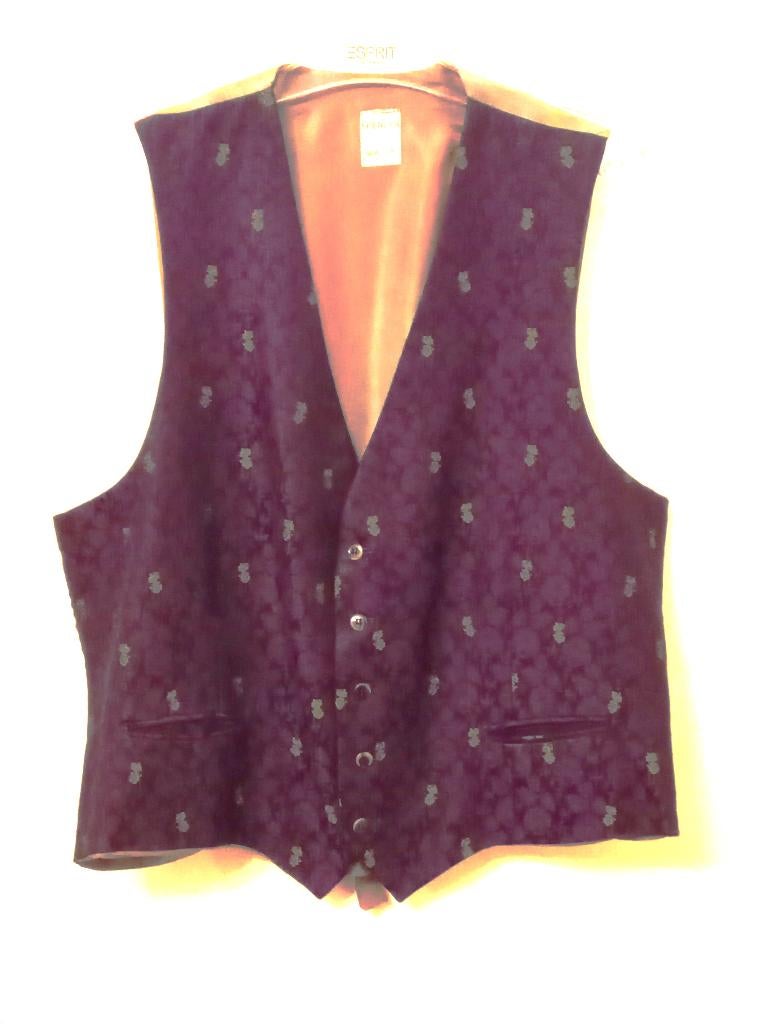 Gilet paars met zilverkleurige accenten, Enlèvement ou Envoi, Gris