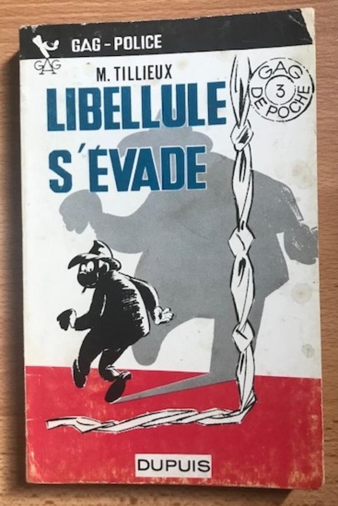GAG DE POCHE 3 GIL JOURDAN LIBELLULE S'EVADE TILLIEUX, Livres, BD, Enlèvement ou Envoi, Une BD, Maurice Tilleux, Utilisé