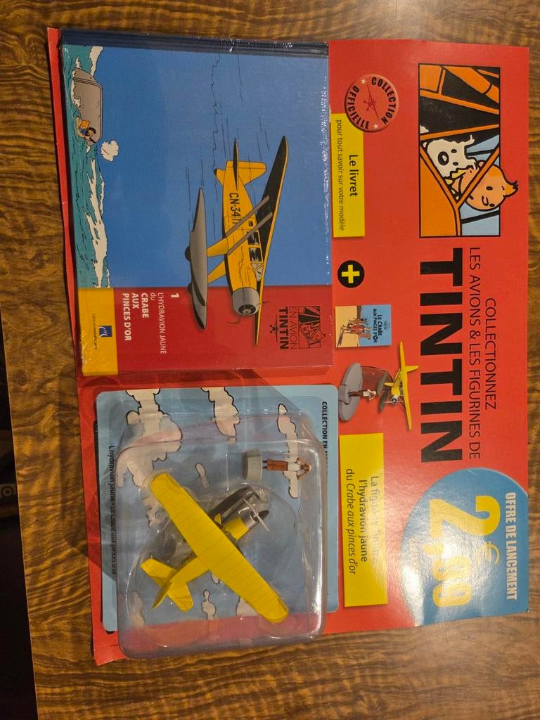 Avion tintin numéro 1, Enlèvement, Tintin