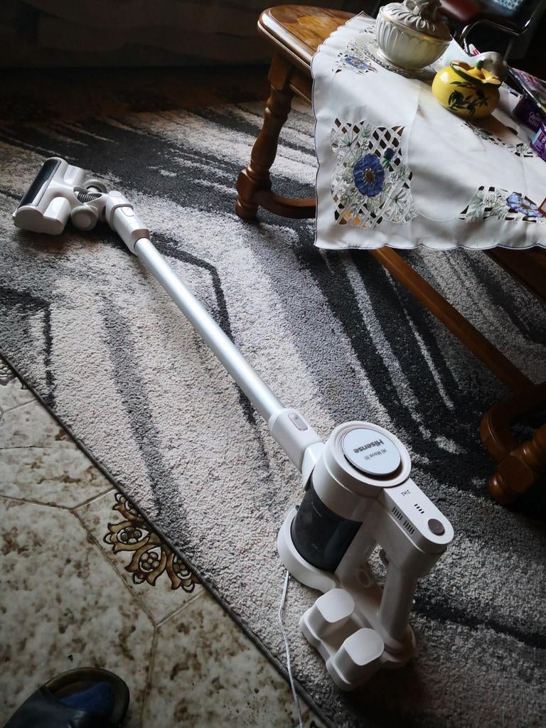 Aspirateur à main blanc sans fil (batterie), Electroménager, Enlèvement, Comme neuf, Aspirateur