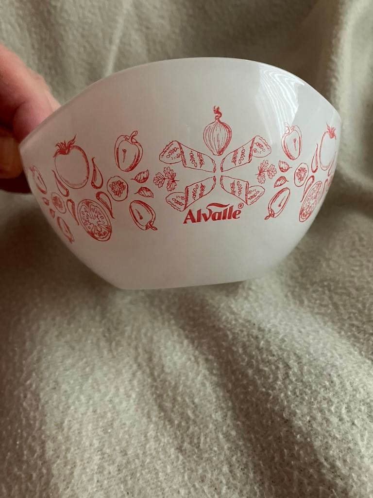 Soep Alvalle kom voor croûtons biscuit bij gazpacho soep, Ophalen of Verzenden, Nieuw, Gebruiksvoorwerp