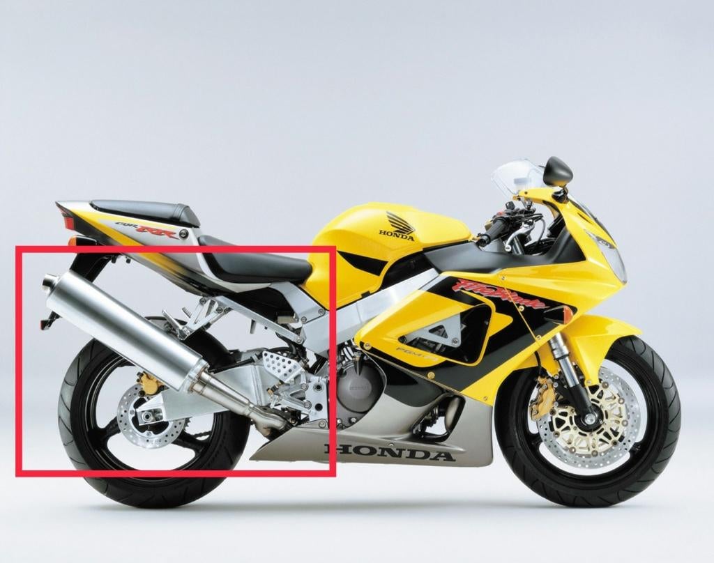 Honda CBR 929rr geluiddemper, Motoren, Onderdelen | Honda, Ophalen, Nieuw